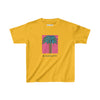 Kids Heavy Cotton™ Tee - Tiki Palm Fuscia