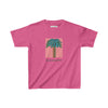 Kids Heavy Cotton™ Tee - Tiki Palm Coral