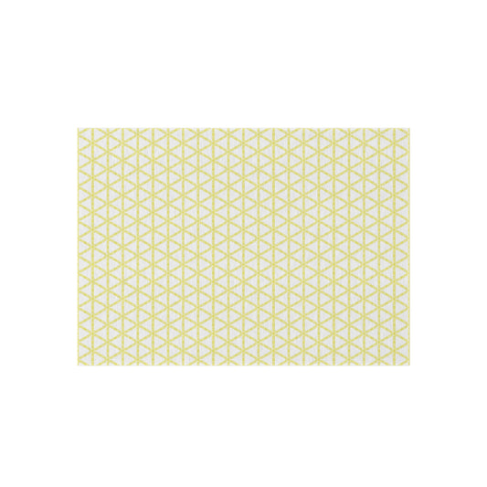 Yellow Lattice Indoor/Outdoor Rug