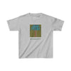 Kids Heavy Cotton™ Tee - Tiki Palm Olive