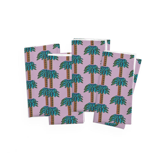 Violet Palm Napkins