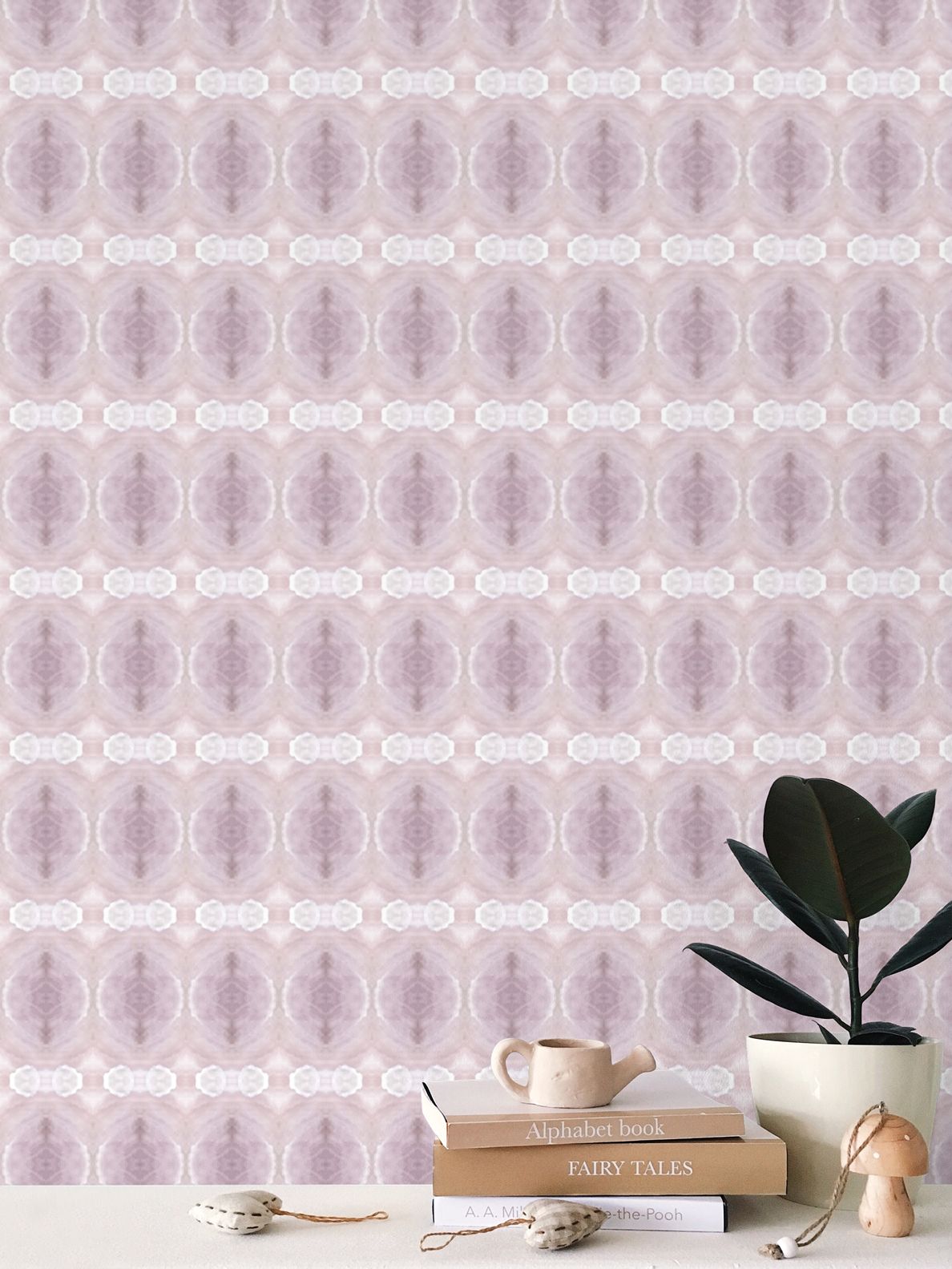 Lavender Salt Small Scale Wallpaper