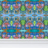 Green Eyes Flower Lady Mirrored Image Wallpaper - Small Scale