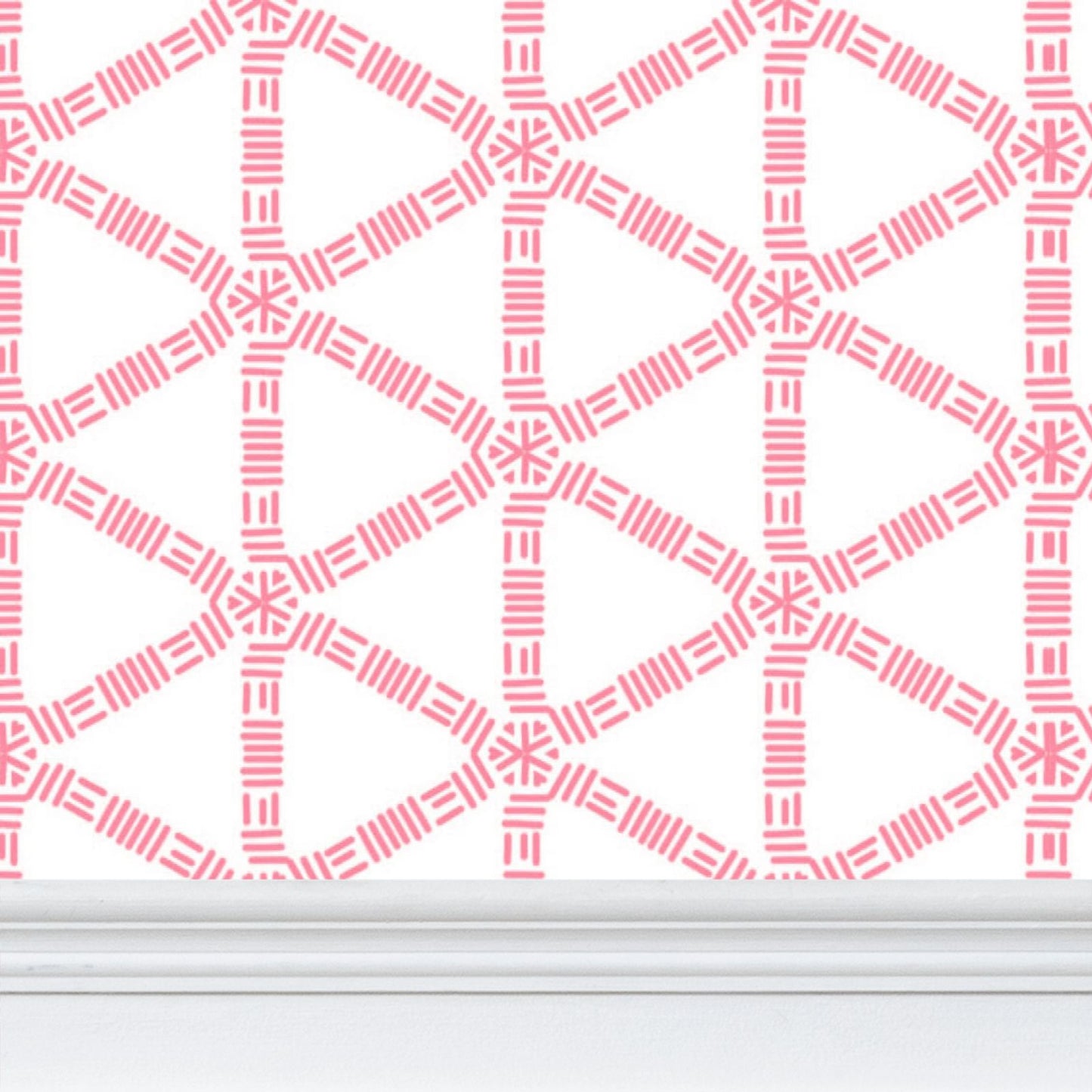 Pink Lattice Wallpaper