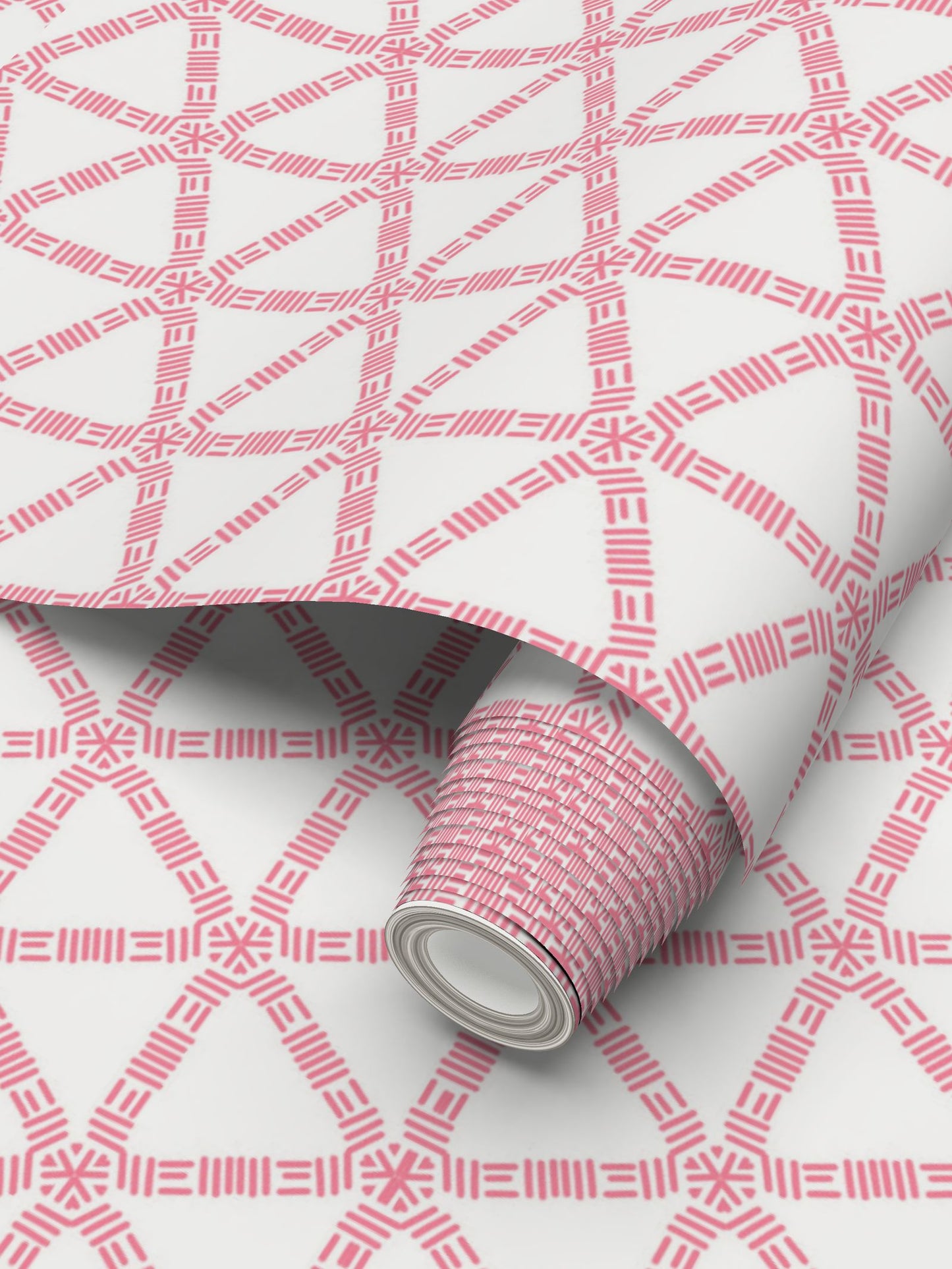 Pink Lattice Wallpaper