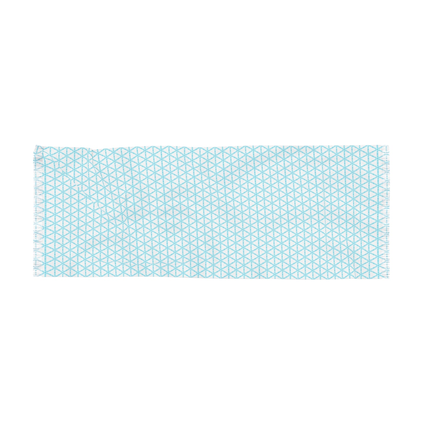 Turquoise Lattice Pashmina Wrap