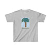 Kids Heavy Cotton™ Tee -Tiki Palm Sky