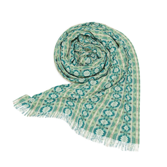 Turquoise Seas Pashmina Wrap