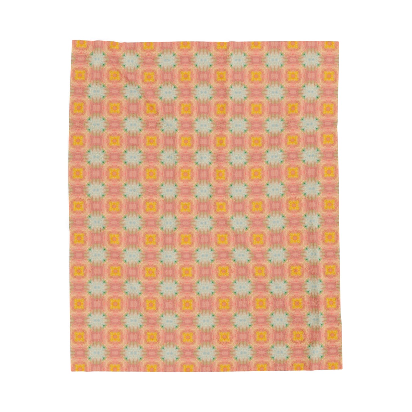 Peach Sunbeam Plush Blanket
