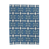 Blue Tile Plush Blanket