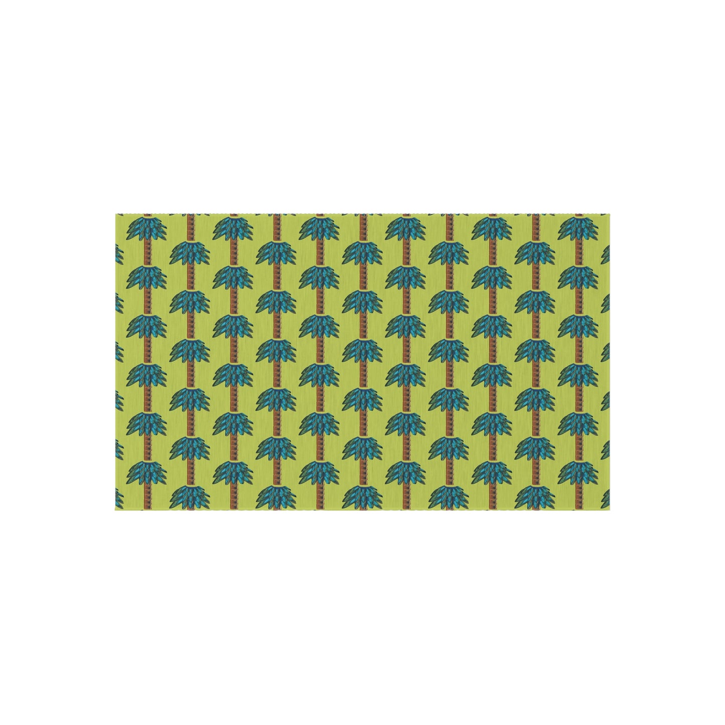 Tiki Palm Lime Indoor/Outdoor Rug