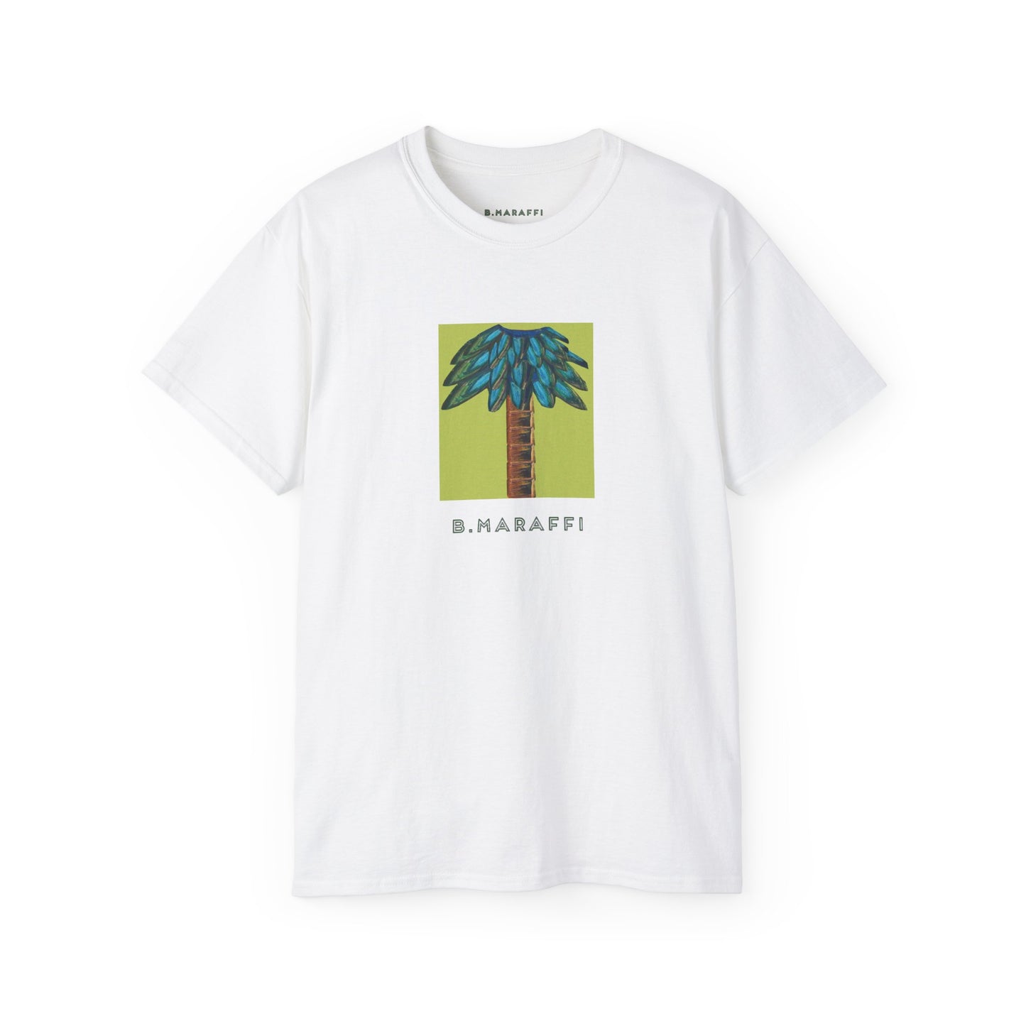 B.Maraffi Cotton T-shirt - Tiki Palm Lime
