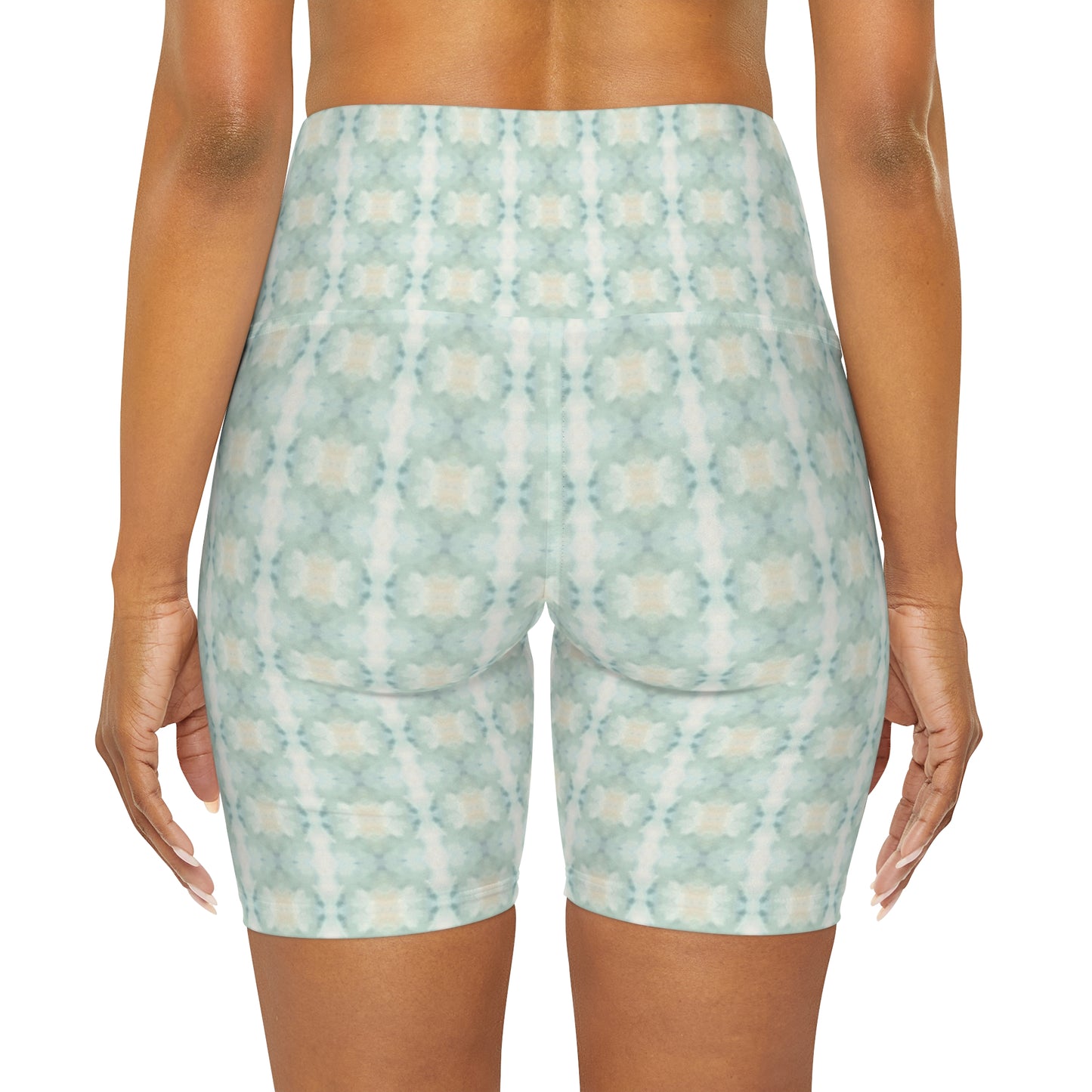 Seafoam Spa High Waisted Short Leggings