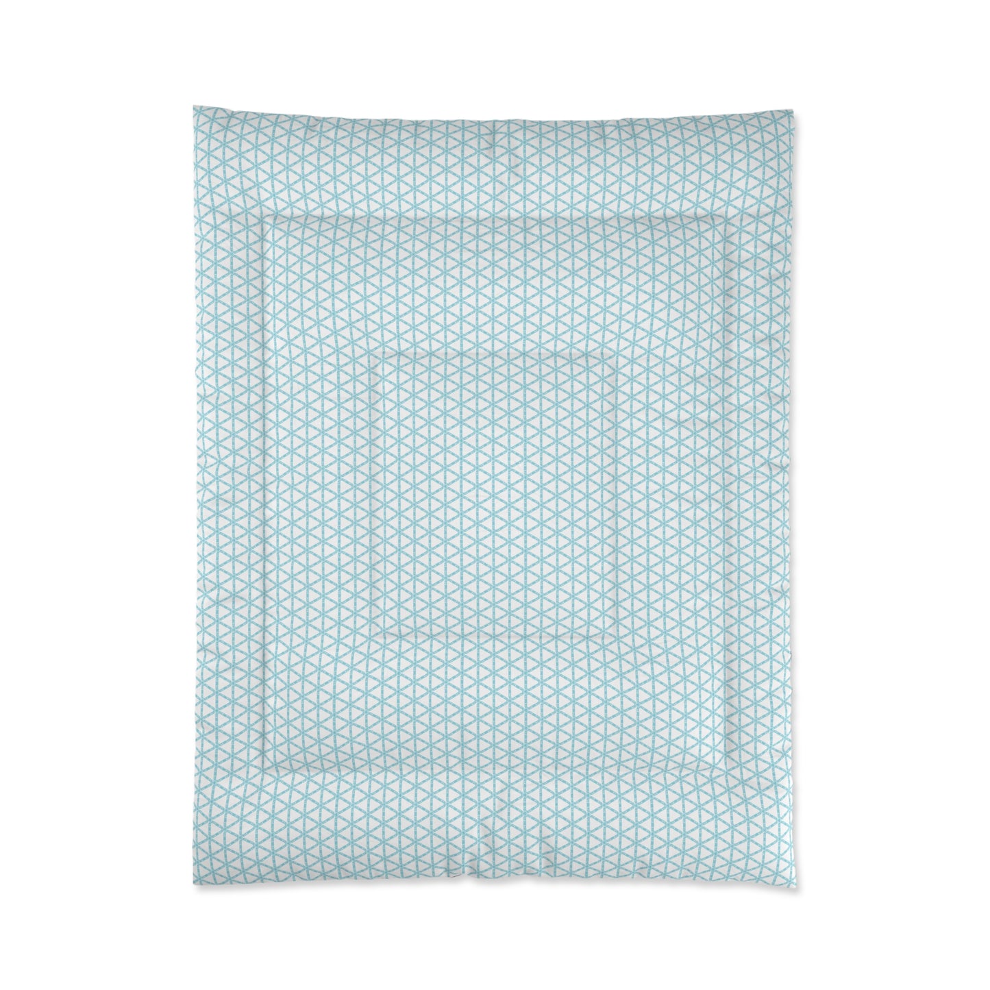 Turquoise Lattice Comforter