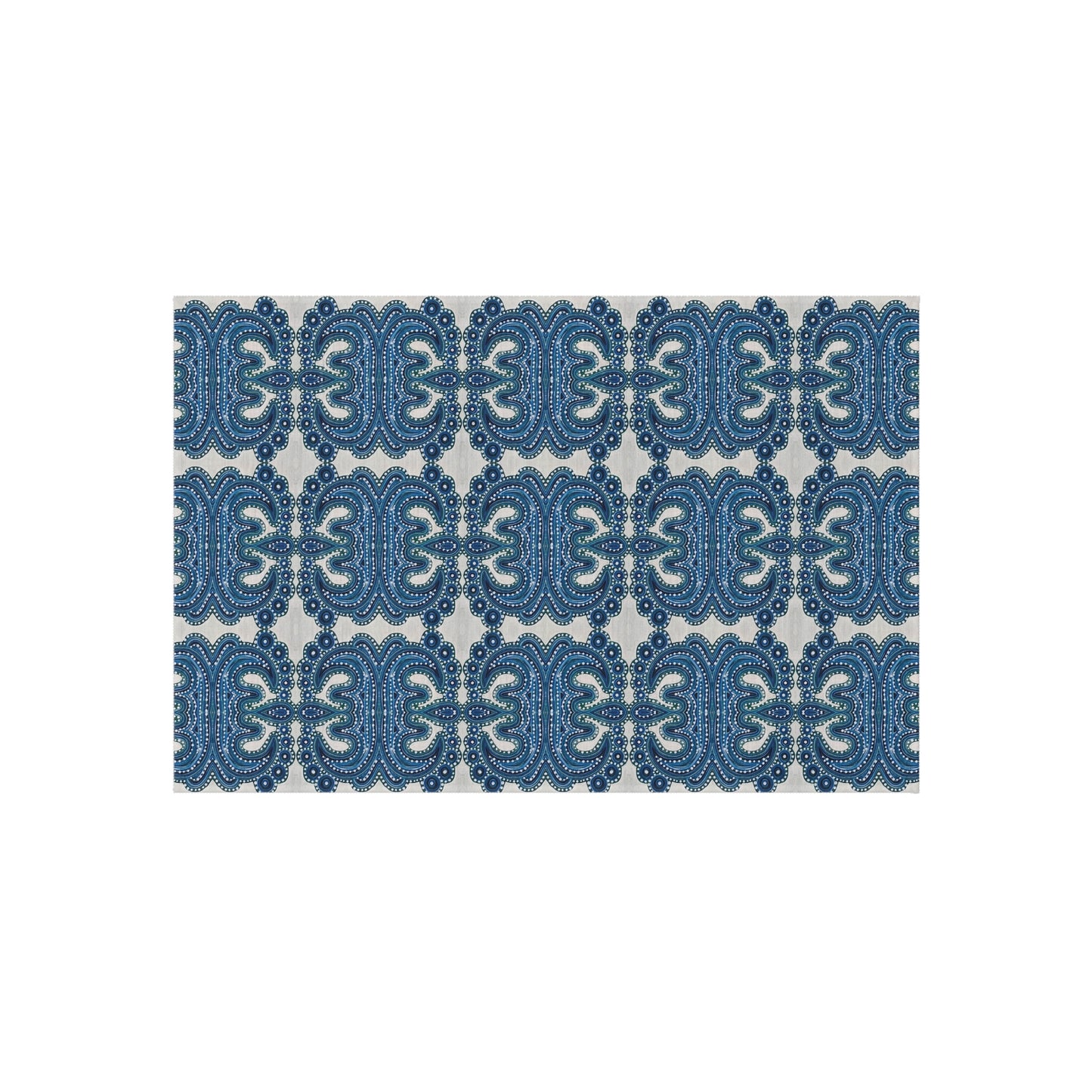 Blue Tile Indoor/Outdoor Rug