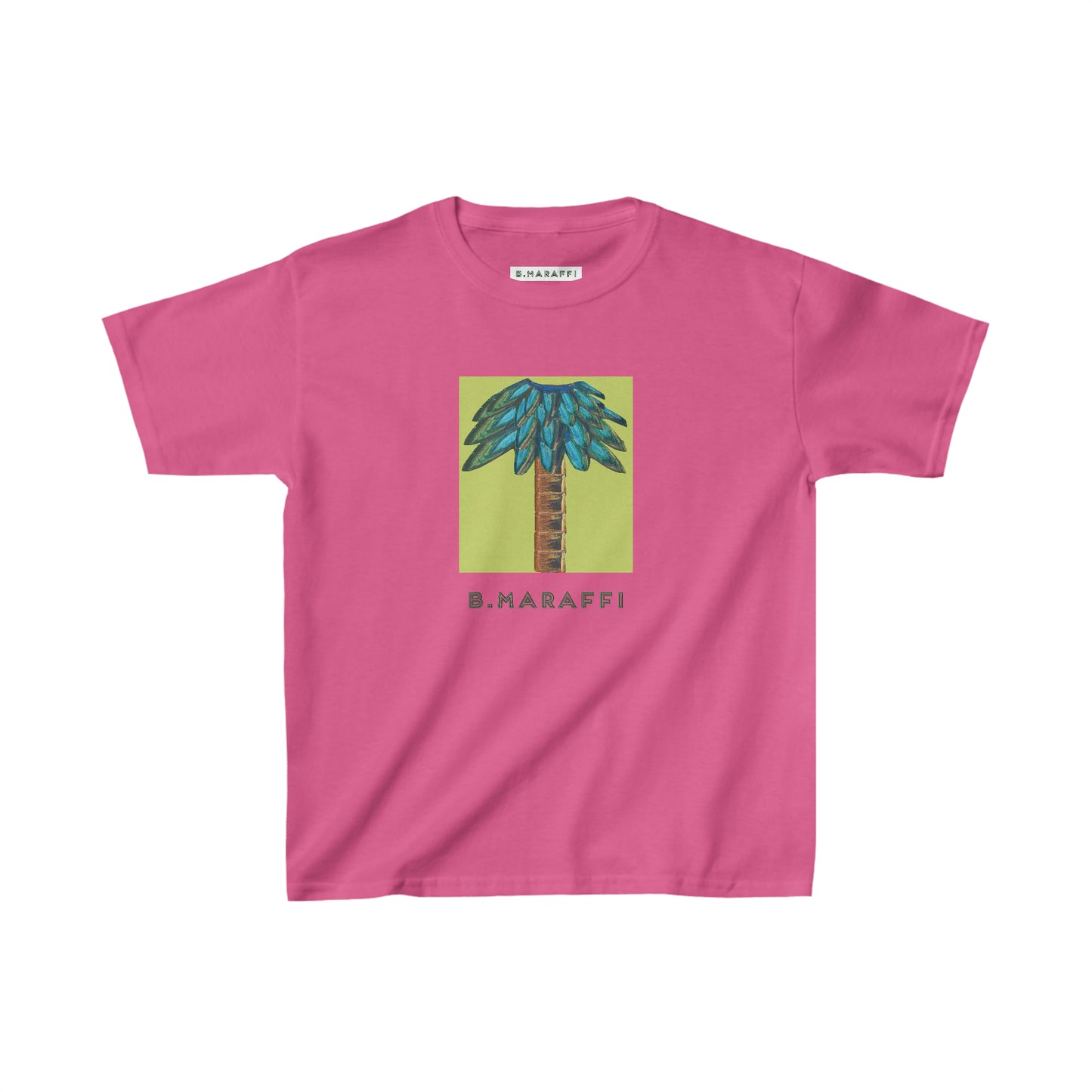 Kids Heavy Cotton™ Tee -Tiki Palm Lime