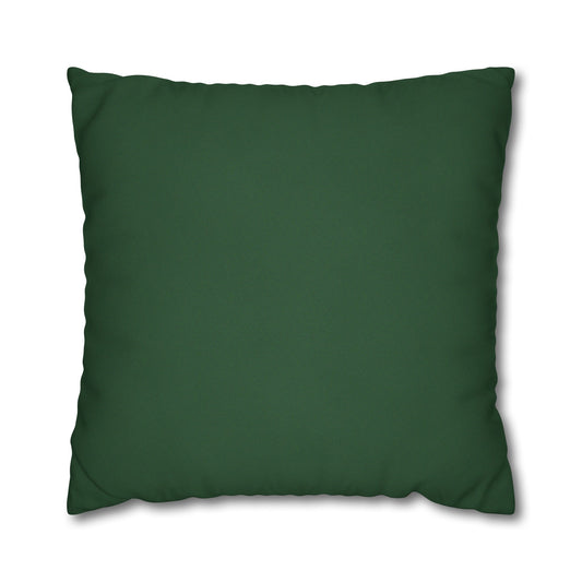 Dark Green Euro Pillow Cover