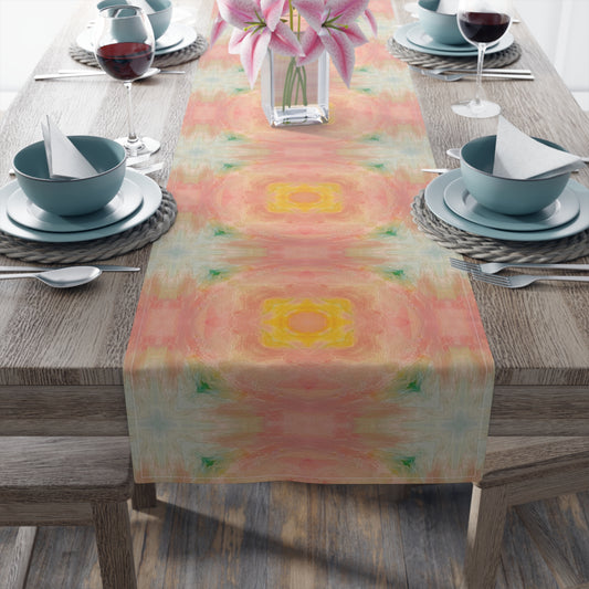Peach Sunbeam Table Runner