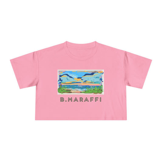 Women's Crop Tee - Just Beachy
