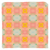 Peach Sunbeam Throw Pillow