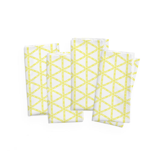 Yellow Lattice Napkins
