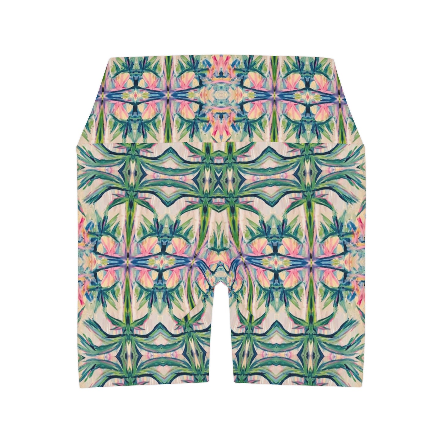 Tiki Time High Waisted Short Leggings