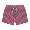 Tiki Palm Fuscia Swim Trunks