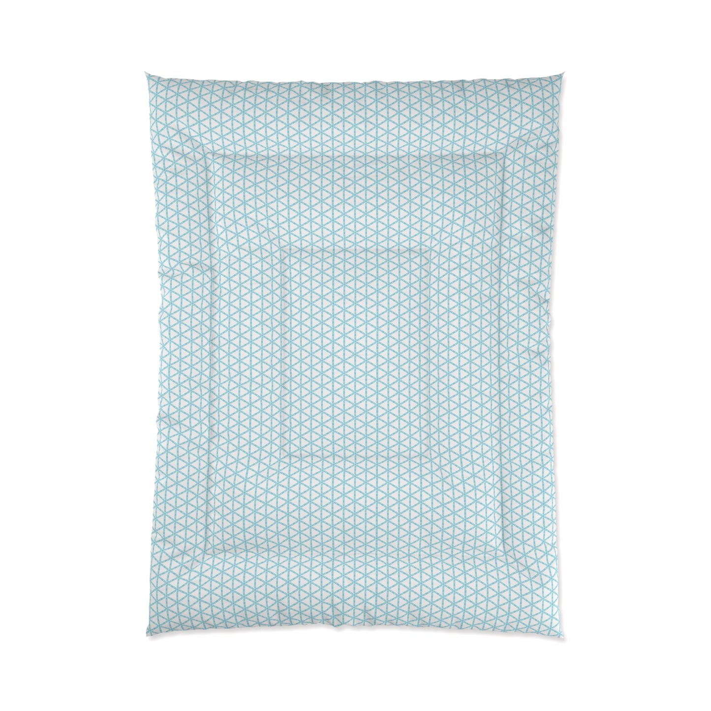 Turquoise Lattice Comforter