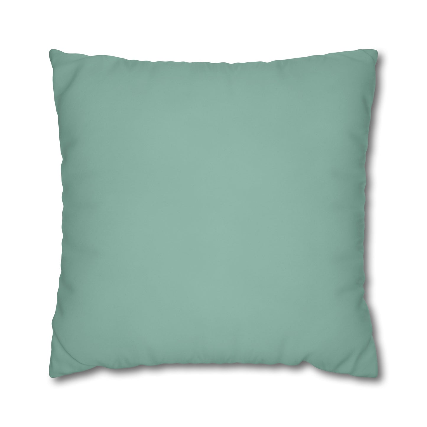 Spa Green Euro Pillow Cover