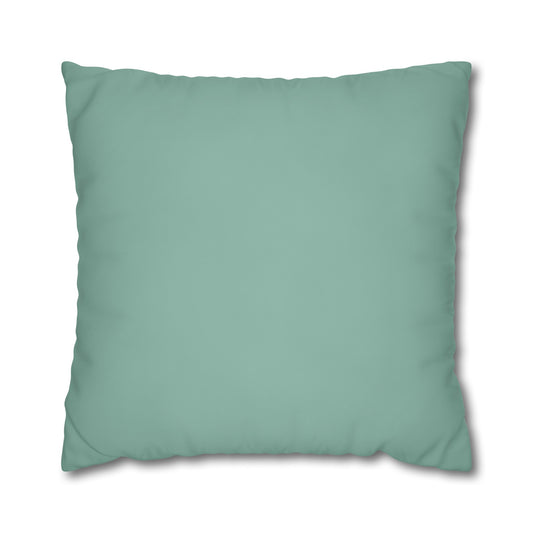 Spa Green Euro Pillow Cover