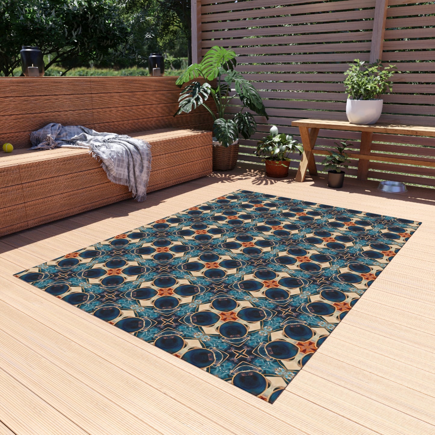 London Blue Topaz Indoor/Outdoor Rug