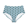 Tiki Palm Sky High-Waist Hipster Bikini Bottom