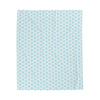 Turquoise Lattice Plush Blanket