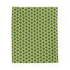 Palm Tiki Lime Plush Blanket