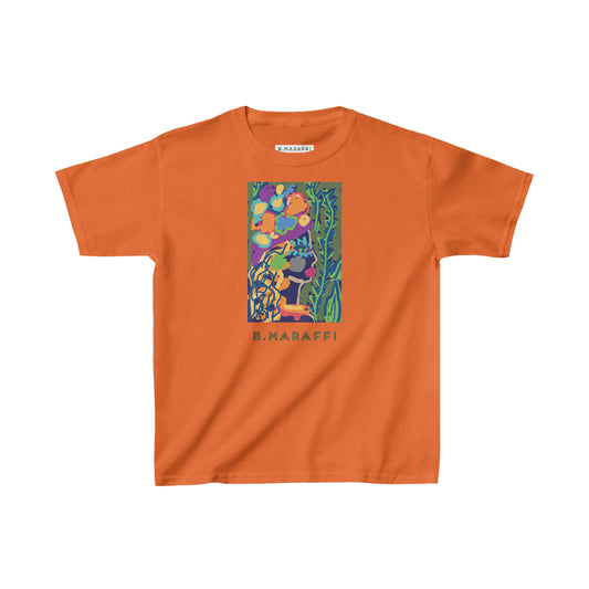 Kids Heavy Cotton™ Tee - Flower Lady