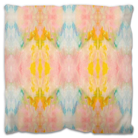 Cotton Candy Outdoor Pillow