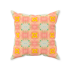 Peach Sunbeam Throw Pillow