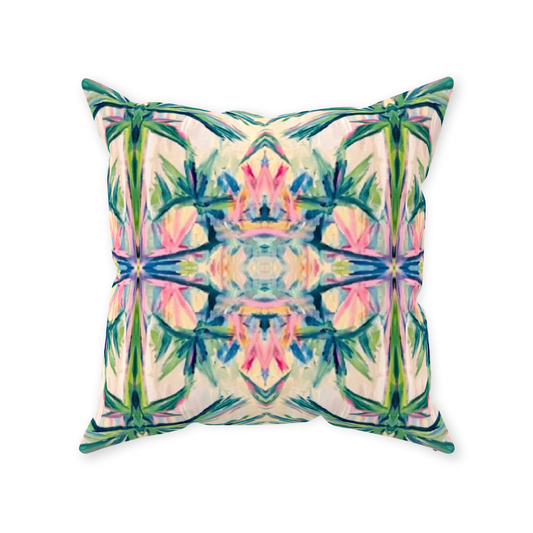 Tiki Time Throw Pillow