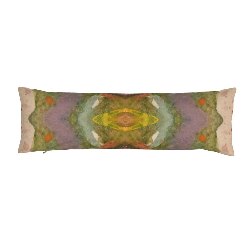 Lilac splatter Bolster Pillow