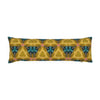 Teal Triangle Bolster Pillow