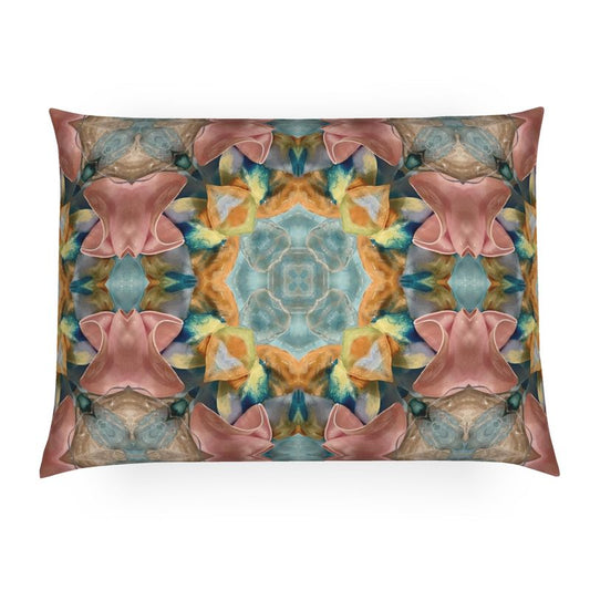 Tropical Coral Lumbar Pillow