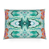 Teal Wave Lumbar Pillow