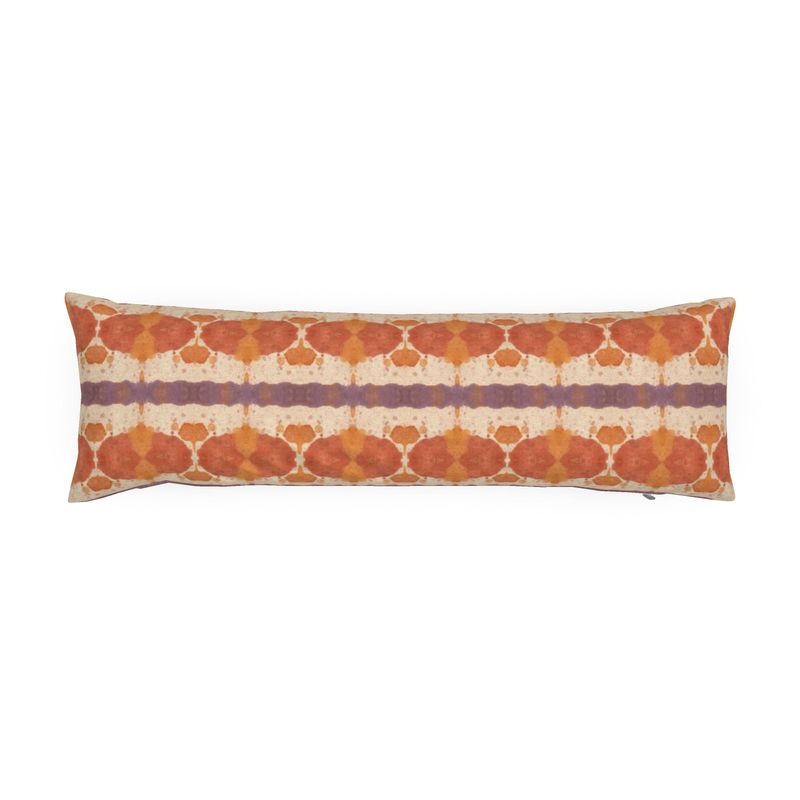 Purple Tangerine Bolster Pillow
