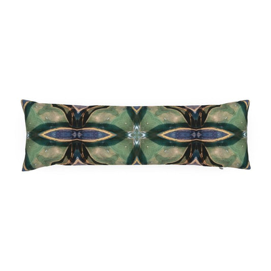 Lilac Lace Bolster Pillow