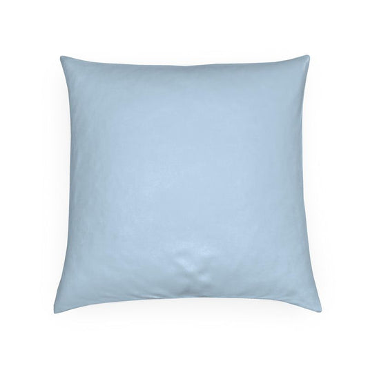 Icy Blue Solid Pillow