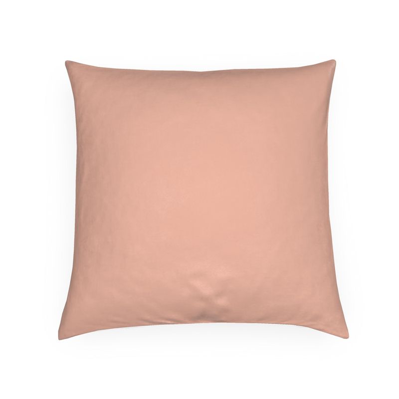 Light Coral Solid Pillow