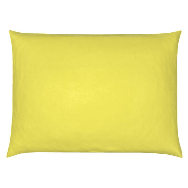 Yellow Lattice Solid Pillow