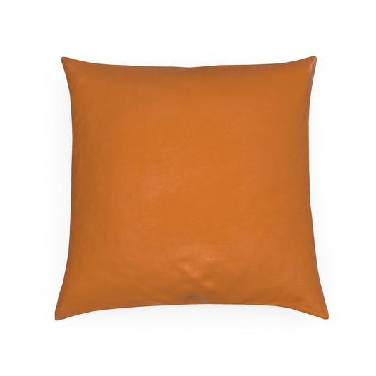 Rust Orange Solid Pillow