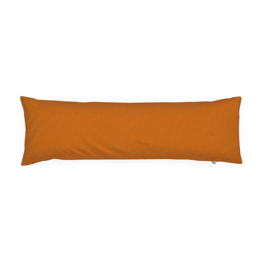 Rust Orange Solid Bolster Pillow