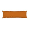 Rust Orange Solid Bolster Pillow